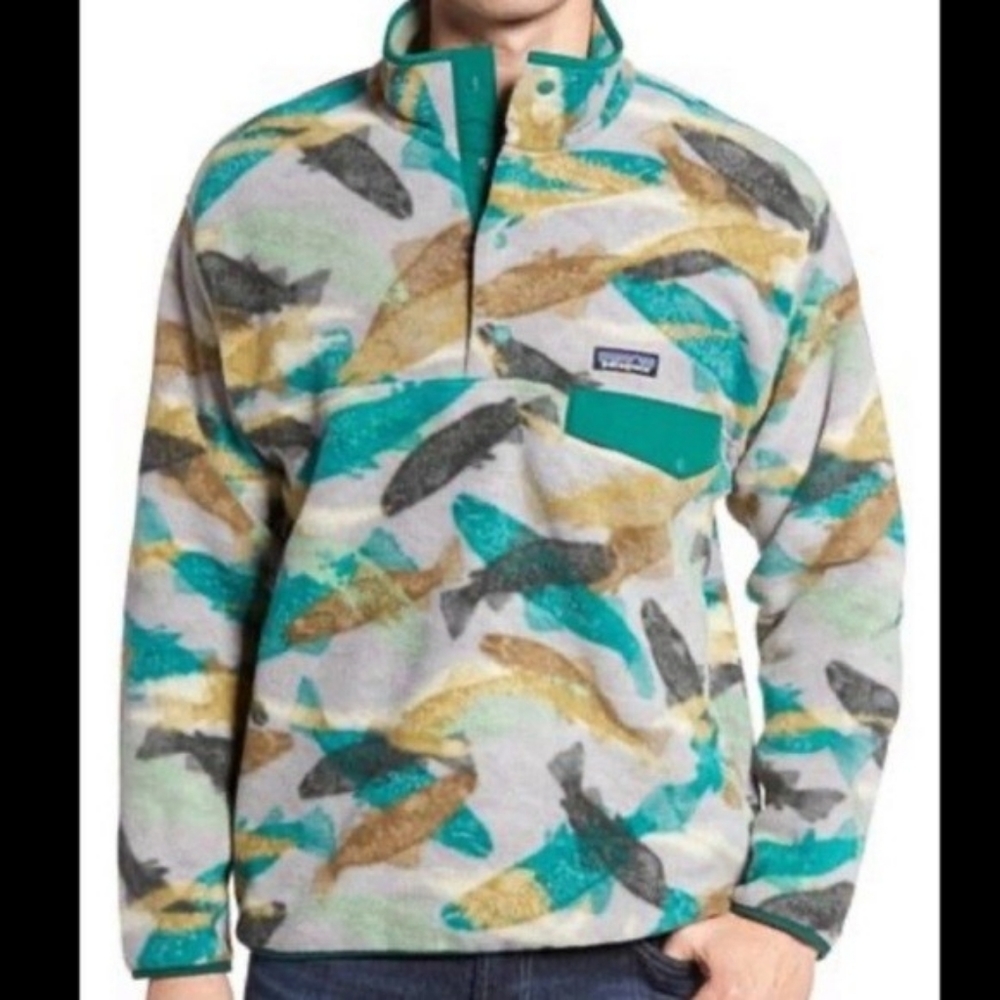Patagonia Synchilla Fish Print
